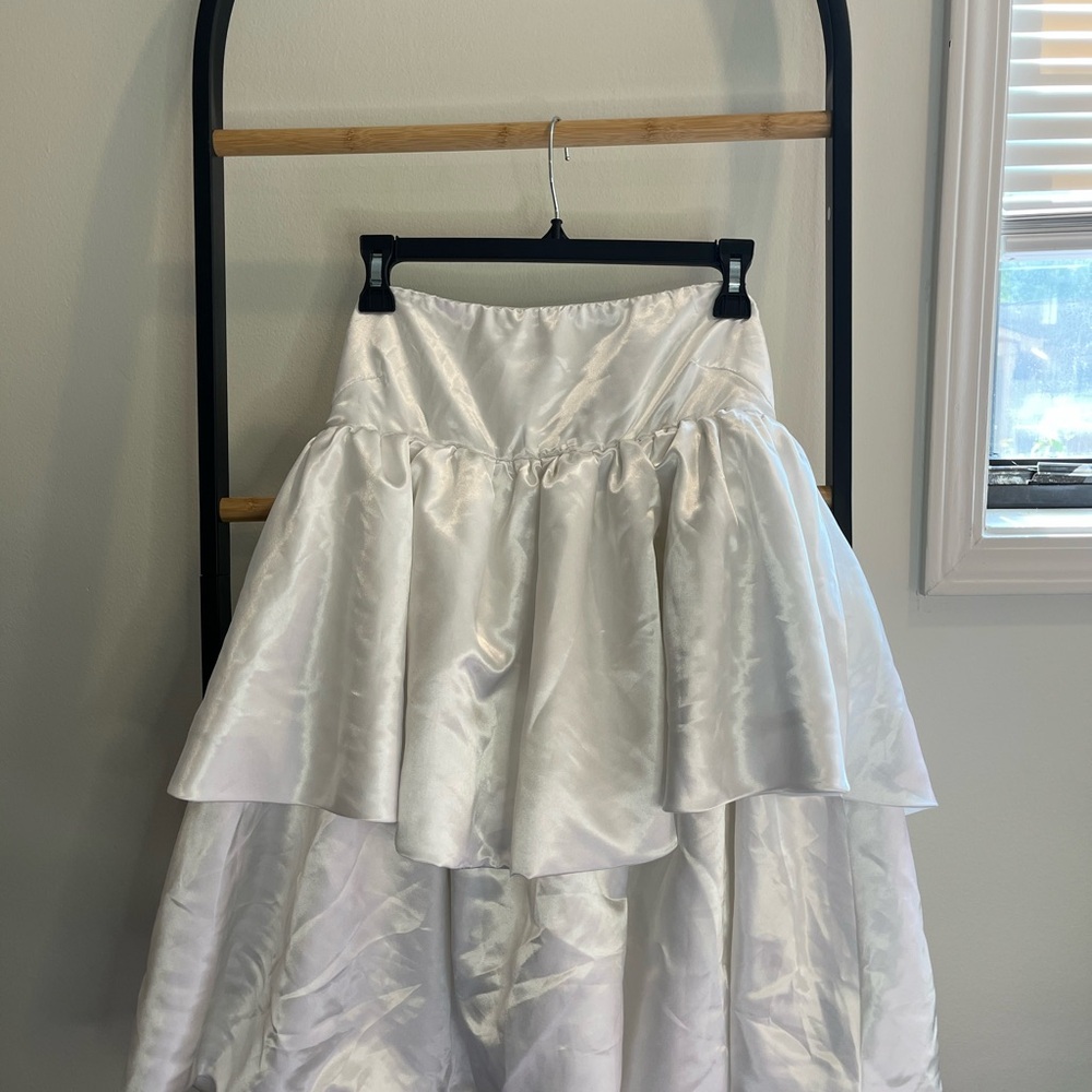 Elegant White Layered dress